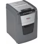 Popieriaus smulkintuvas Rexel Optimum Auto+ 100M, mikro pjūvis, 22 cm, 55 dB, juoda/pilka