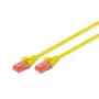 DIGITUS Professional Patch-Cable - RJ-45 (M) į RJ-45 (M) - 1,0 m - UTP - CAT 6e - Ekranuotas, Su apsauga nuo užkabinimo - Geltona (DK-1612-010/Y)