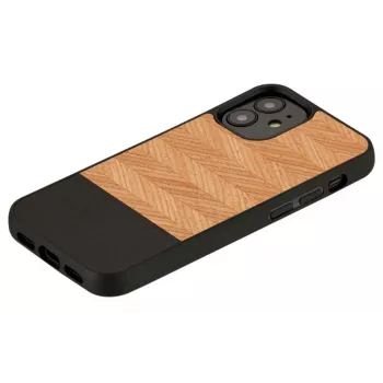 Apsauginis dėklas Man and Wood iPhone 12 mini Herringbone Nero Black