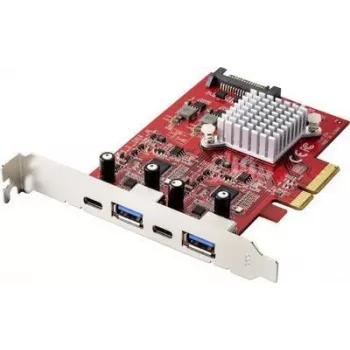 Renkforce RF-4679642 2+2 portų USB 3.2 Gen 2 valdiklio kortelė USB 3.2 Gen 2, USB-C™ PCIe (RF-4679642)
