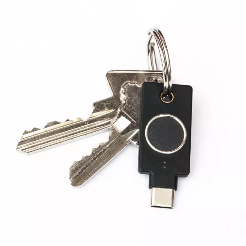 YubiKey C Bio FIDO Edition Yubico Juoda – belaidžio autentifikavimo raktas