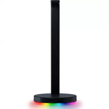 Razer Base Station V2 Chroma stovas ausinėms, juodas, 2x USB 3.1, 3.5 mm su DAC, 7.1 garsas, RGB