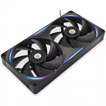 Kompiuterio korpuso ventiliatorius NZXT F280X 140 mm Juodas, 1 vnt., 280 × 140 × 30 mm
