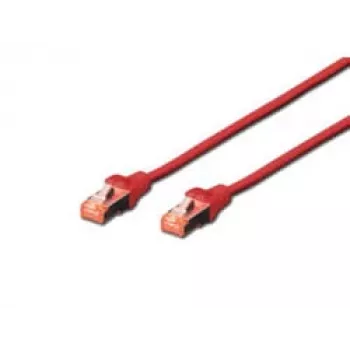 Pataisos laidas Digitus CAT 6 S/FTP DK-1644-005/R 0,5 m raudonas