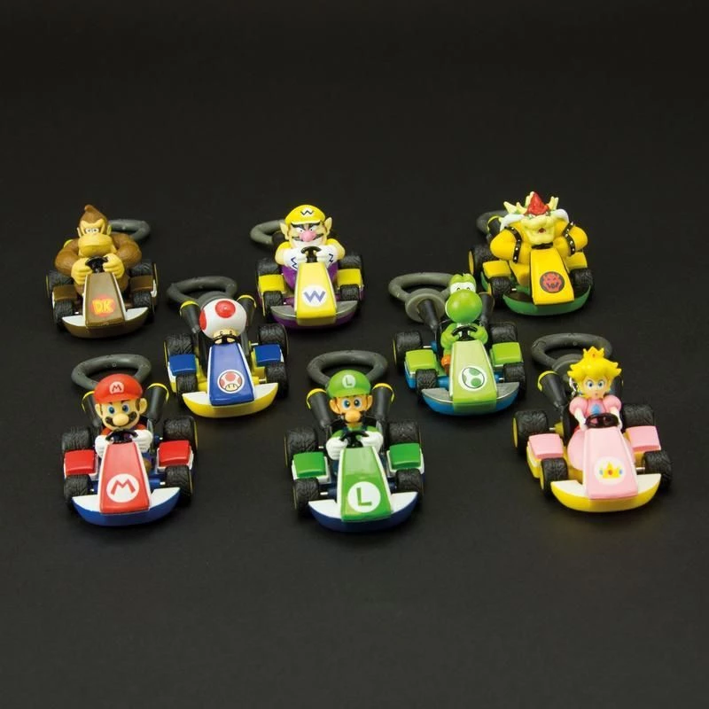 Paladone Mario Kart Backpack Buddies kolekcionuojami priedai, CDU iš 24 vnt.