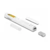 DeLOCK USB lazerinis pristatymo nuotolinis valdiklis baltas belaidis RF USB nano imtuvas