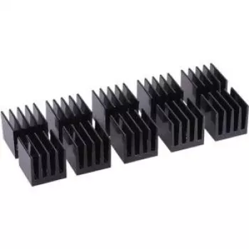 Alphacool GPU RAM aliumininiai aušintuvai 15x15mm - juodi 10 vnt. (17155)