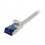 Pataisos kabelis RJ45 CAT6A 500MHz 5m pilkas U/FTP plokščias TPE (Superflex) AWG32 Synergy 21