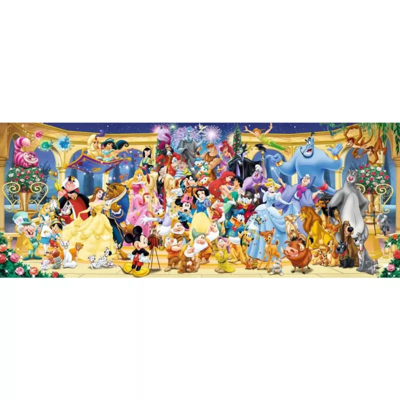 Dėlionė Panorama - Disney Gruppenfoto (1000 dalių)