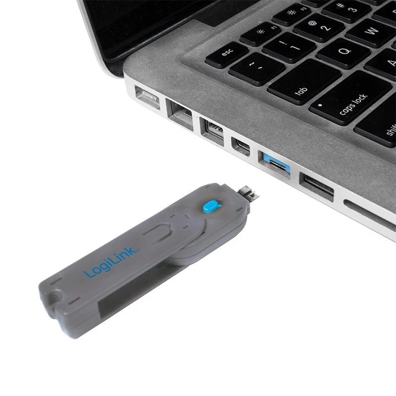 USB prievado spyna LogiLink AU0045 (mėlyna)