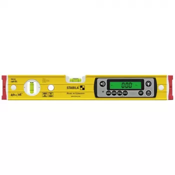 Gulsčiukas skaitmeninis STABILA TECH 196 DL 19830, 40 cm, tikslumas 0,5 mm/m, neslystantis, su dėklu