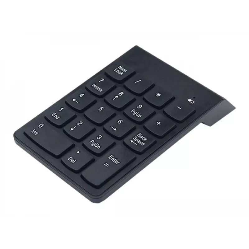 Gembird KPD-W-02 belaidė skaičių klaviatūra nešiojamam kompiuteriui Bluetooth juoda