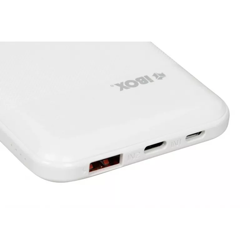 Nešiojamas powerbank IBOX IPB10 10000 mAh, Li-Ion, Quick Charge 3.0, USB‑C ir USB‑A išėjimai, 20W PD