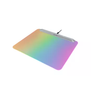 Žaidimų pelės kilimėlis Razer Firefly V2 Pro White – RGB apšvietimas, USB maitinimas, neslystanti bazė