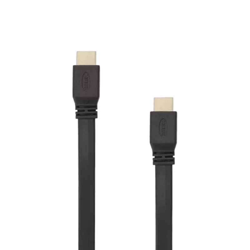 Sbox HDMI-HDMI 1.4 plokščias laidas M/M 1,5 m HDMI-FLAT-15B juodas