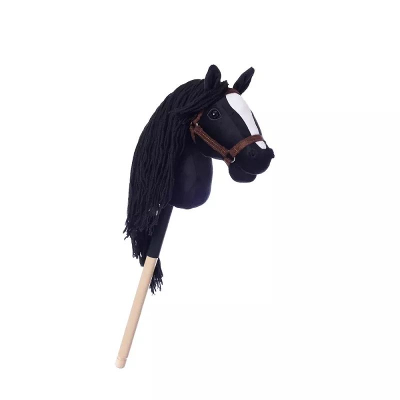Arklys ant pagaliuko HOPPIHORSE Hobby Horse A4 juoda