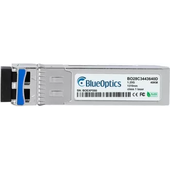 BlueOptics BO28C3443640DIN 1000BASE-2BX-U vieno pluošto SFP siųstuvas-imtuvas, 40 km