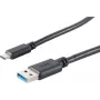 USB laidas S/CONN 13-31045 USB 3.2 Gen 1 3m USB A USB C juodas
