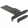 DeLOCK 89013 vidinė M.2 PCIe kortelė su aušintuvu ir LED apšvietimu