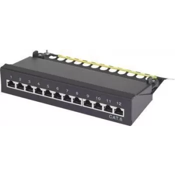 Patch Panel Renkforce 12 prievadų CAT6, 1U stovo, modelis 001485575