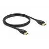 DisplayPort kabelis DeLOCK 82423 1 m, vyriškas į vyrišką, juodas