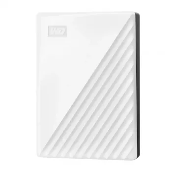WD My Passport WDBR9S0060BWT - Festplatte - verschlüsselt - 6TB - extern (tragbar) - USB 3,2 Gen 1 - 256-Bit-AES - weiß (WDBR9S0060BWT-WESN)