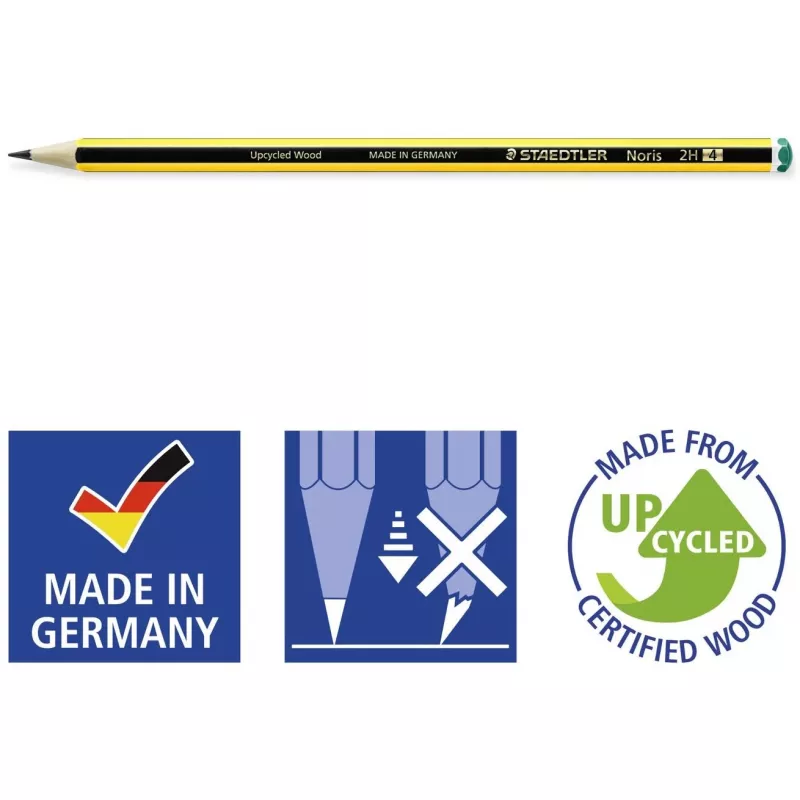 Pieštukas medinis Staedtler Noris 120 2H
