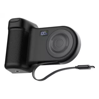 Aktyvus telefono laikiklis Belkin Stage PowerGrip mobiliesiems telefonams – anglies spalvos, 9300 mAh