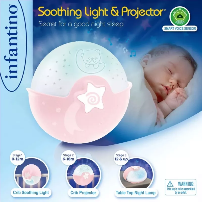 Projektorius 2in1 rožinis