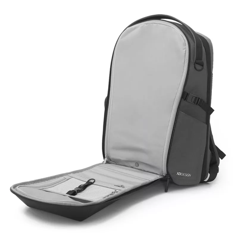 Kuprinė XDDESIGN Bizz Grey P705.932 – atspari vandeniui, lengva miesto kuprinė