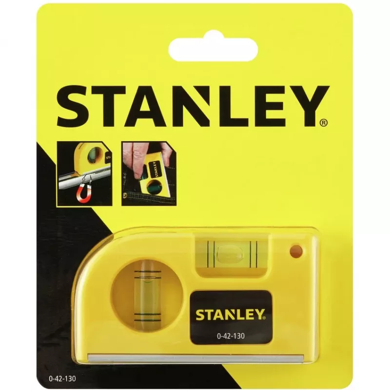 Stanley by Black & Decker 0-42-130 Kišeninis gulsčiukas 8,7 cm 2 mm/m