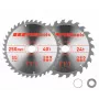 CMT pjūklelių diskų rinkinys 250 x 30 mm, 24/40 dantys, HM, du diskai