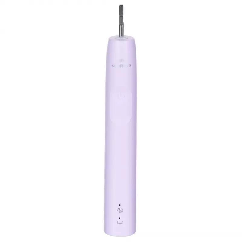 Sonicinis dantų šepetėlis Philips 3100 serijos HX3671/11 su slėgio jutikliu, įmontuota ličio jonų baterija, 1 šepetėlio galvute, baltas/rožinis