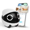 Robotinis augintinio monitorius Enabot Rola Mini — Wi‑Fi, 5000 mAh baterija, 3 MP, 137° matymo laukas, balta/juoda