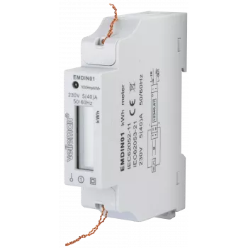 VE EMDIN01 – Vienfazis energijos skaitiklis su LCD ekranu (EMDIN01)