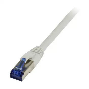 Patch kabelis RJ45 CAT6A 500MHz 1,5m pilkas S-STP (S/FTP) TPE/LSZH (Superflex) AWG26 Synergy