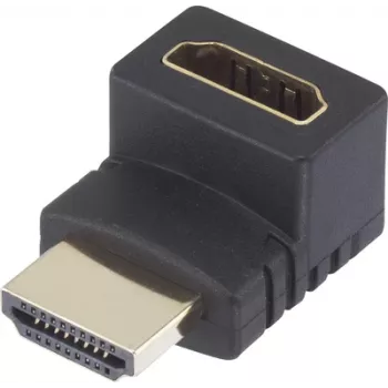SpeaKa Professional HDMI adapteris [1x HDMI kištukas - 1x HDMI lizdas] 270° kampu į viršų, paauksuoti kontaktai SpeaKa Professional (SP-7870128)