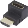 SpeaKa Professional HDMI adapteris [1x HDMI kištukas - 1x HDMI lizdas] 270° kampu į viršų, paauksuoti kontaktai SpeaKa Professional (SP-7870128)