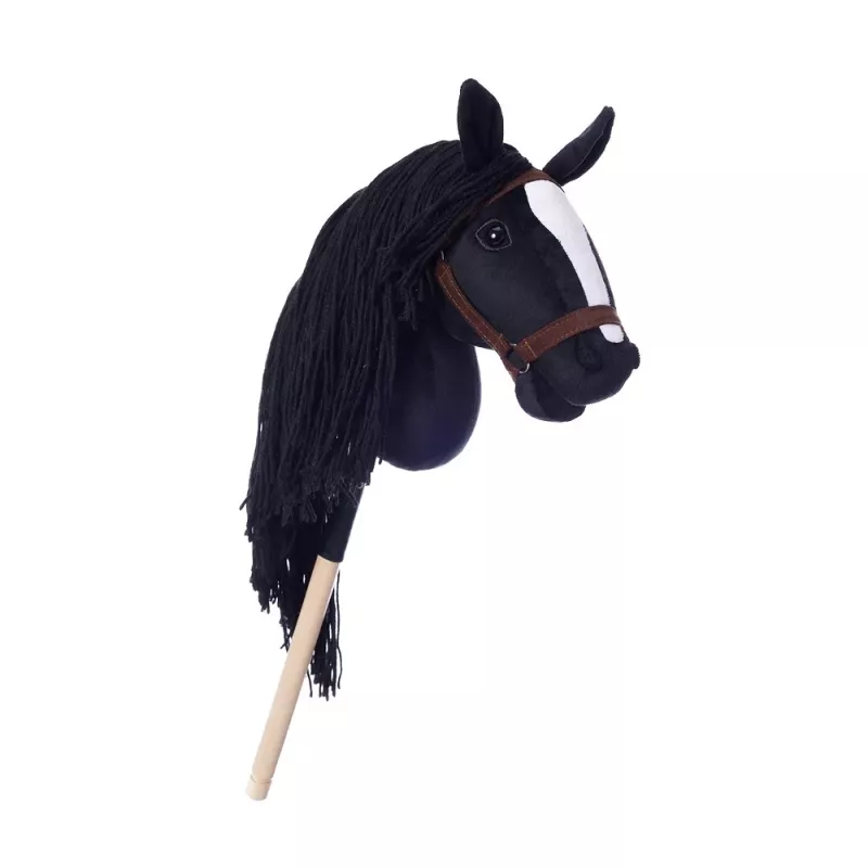 Arklinkas ant lazdos HOPPIHORSE Hobby Horse A3 juodas