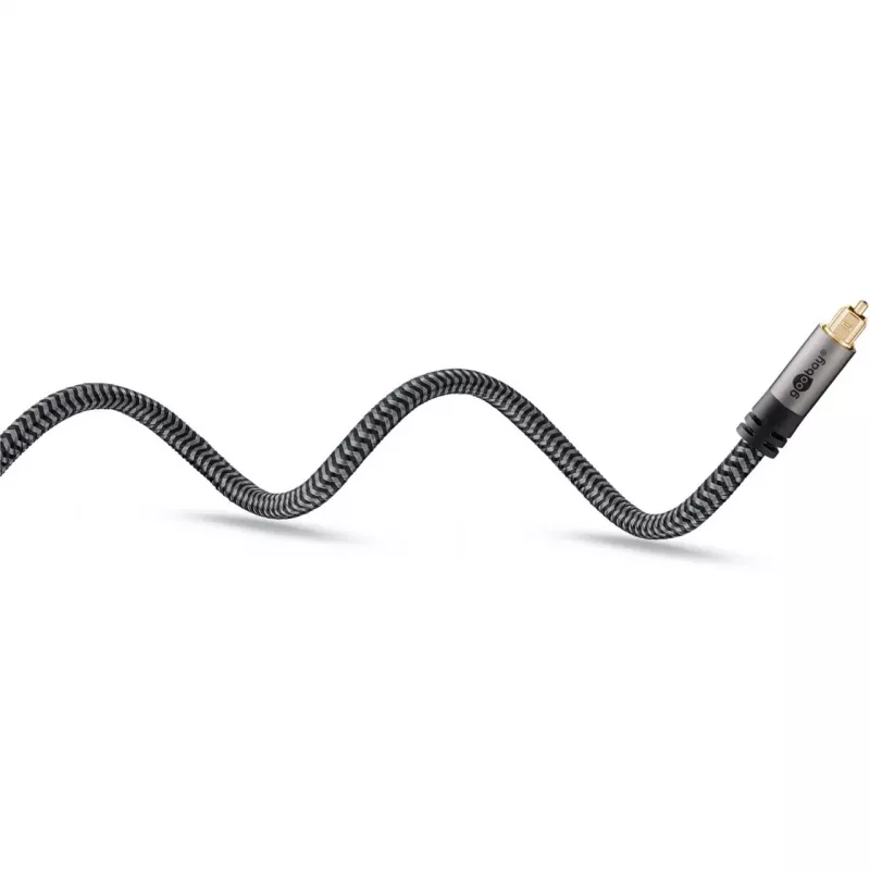 Plus Toslink kabelis (juodas/sidabrinis, 5 metrai)