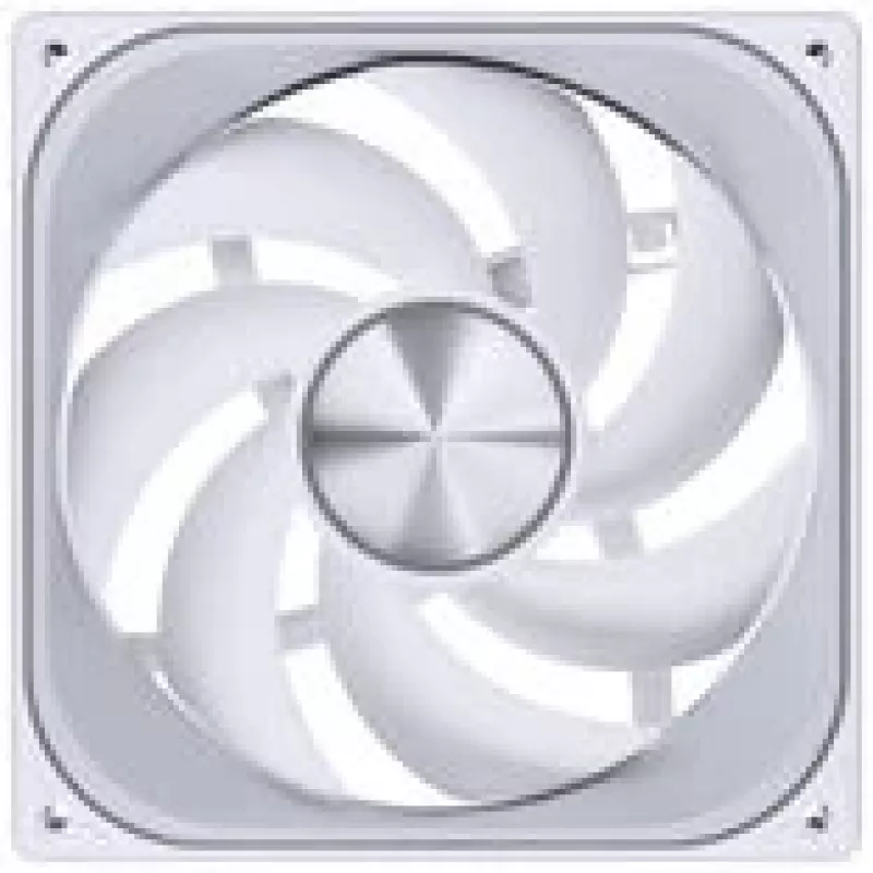 140 mm Jonsbo ZA-140W PWM ARGB korpuso ventiliatorius baltas, Infinity Mirror