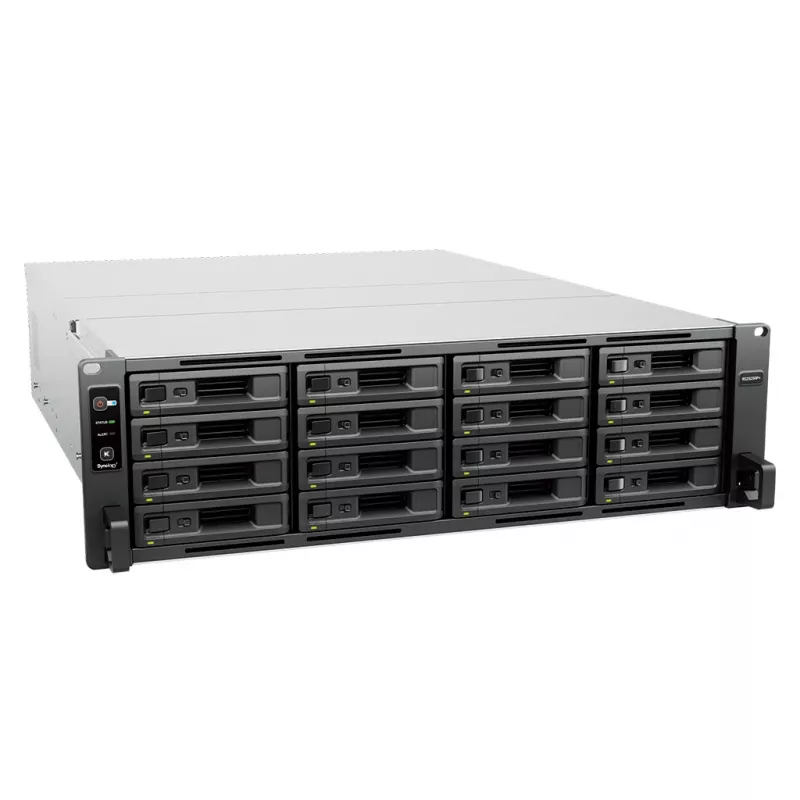 NAS Rack Server Synology RS2825RP+ 16 lizdų (3U) V1780B 3,35 GHz, 8 GB DDR4, HDD/SSD palaikymas, Pilka
