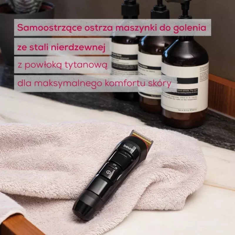 Beurer MN4 barzdos ir šepetėlio kirpimo mašinėlė, įkraunama, precizinis pjovimas