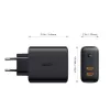 AUKEY PA-D2 mobiliojo įrenginio įkroviklis 36W Juodas Vidaus naudojimui