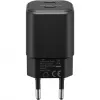 Sieninis įkroviklis GOOBAY 75333 – universalus vidinis AC USB-C įkroviklis, 2x USB-C, 35 W, juodas