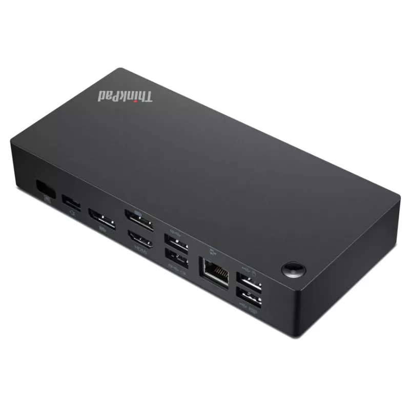 Lenovo ThinkPad Universal USB-C stotelė, USB 3.2 Gen 1 (3.1 Gen 1) Type-C, juoda