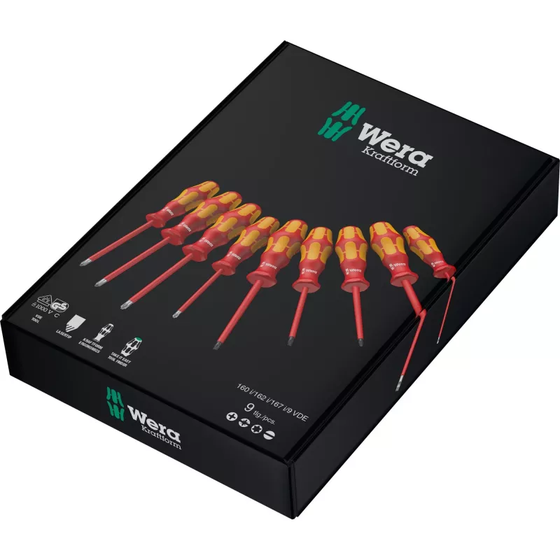 Precizinių atsuktuvų rinkinys Wera 160 i/162 i/167 i/9
