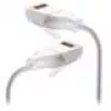 Tinklo jungiamasis laidas UBIQUITI UACC-Cable-Patch-EL-C6A 0,15 m Cat6a RJ-45 peršviečiamai baltas