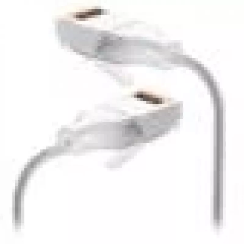 Tinklo jungiamasis laidas UBIQUITI UACC-Cable-Patch-EL-C6A 0,15 m Cat6a RJ-45 peršviečiamai baltas