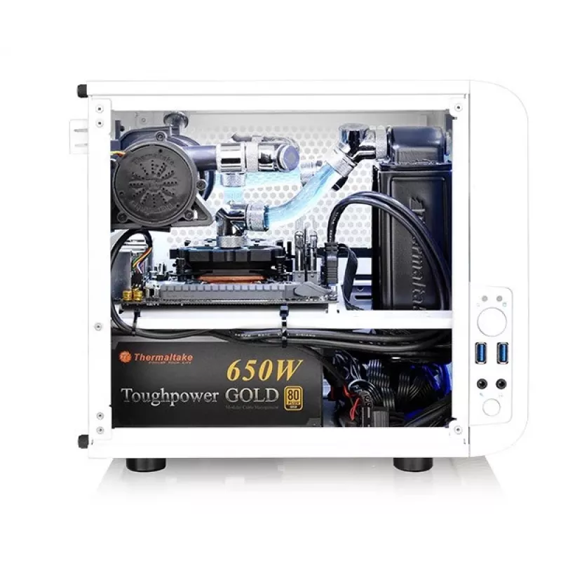 Thermaltake Core V1 Snow Edition Cube White korpusas